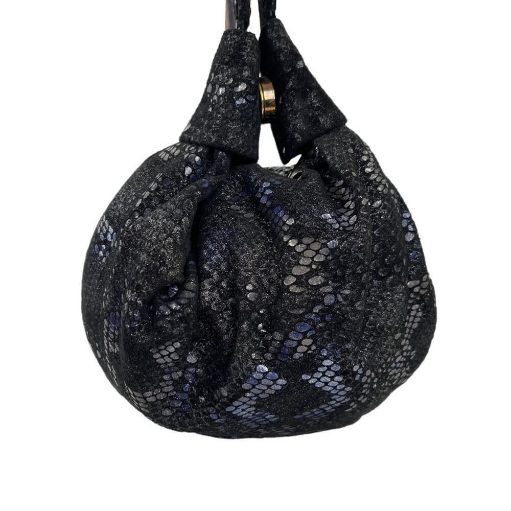 Luis Alexander Python Fortune Cookie Leather Blac… - image 3